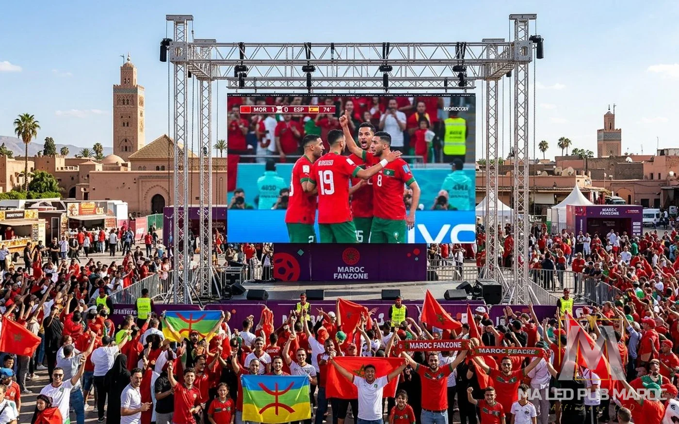 Écran géant LED pour fan zones