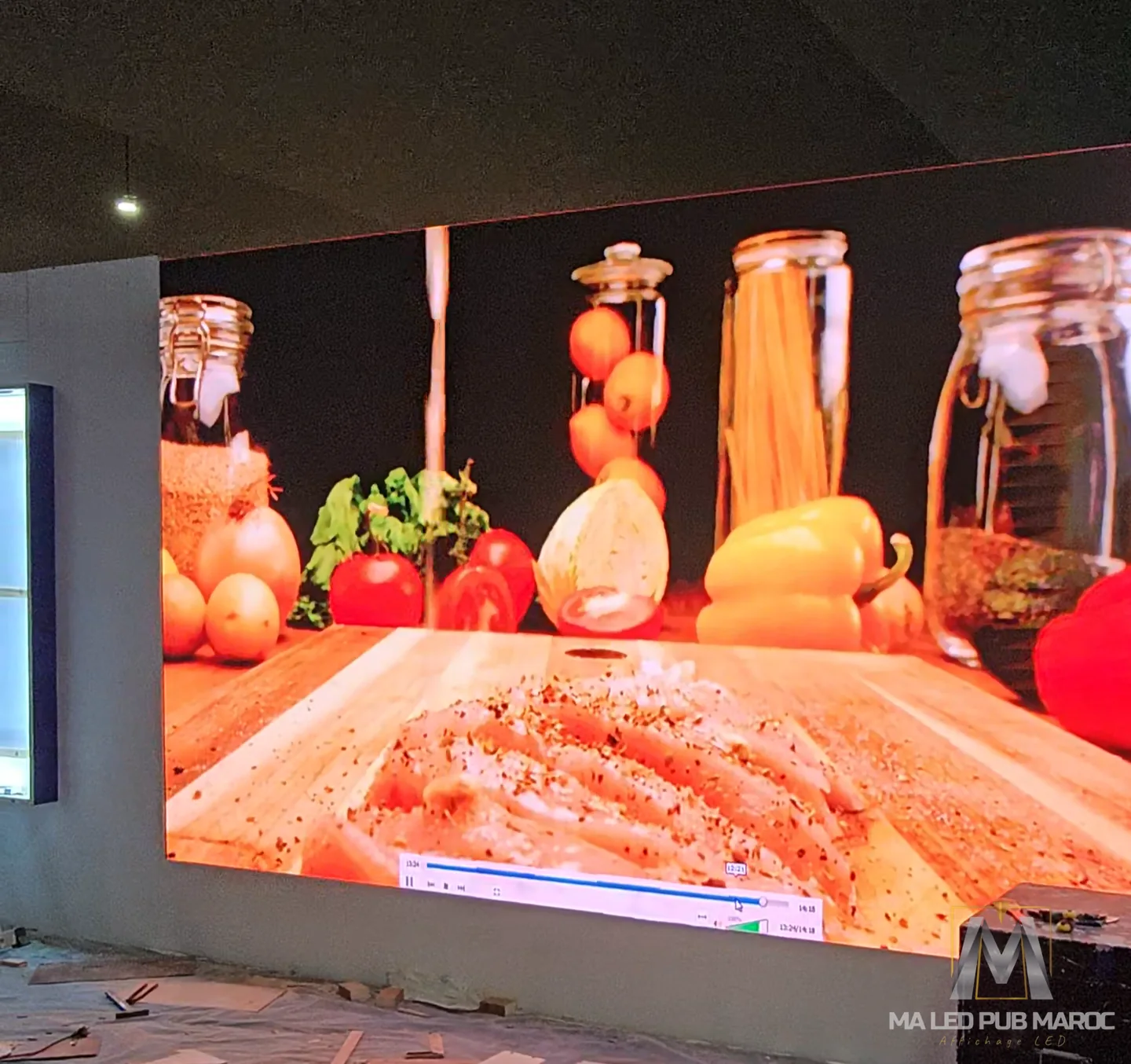 Mur Vidéo LED Haute Définition - Espace Restauration & Traiteur