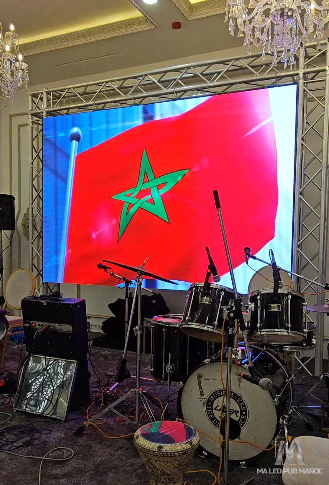 Scène Mariage & Orchestre Live - Écran Géant Soirée de Prestige