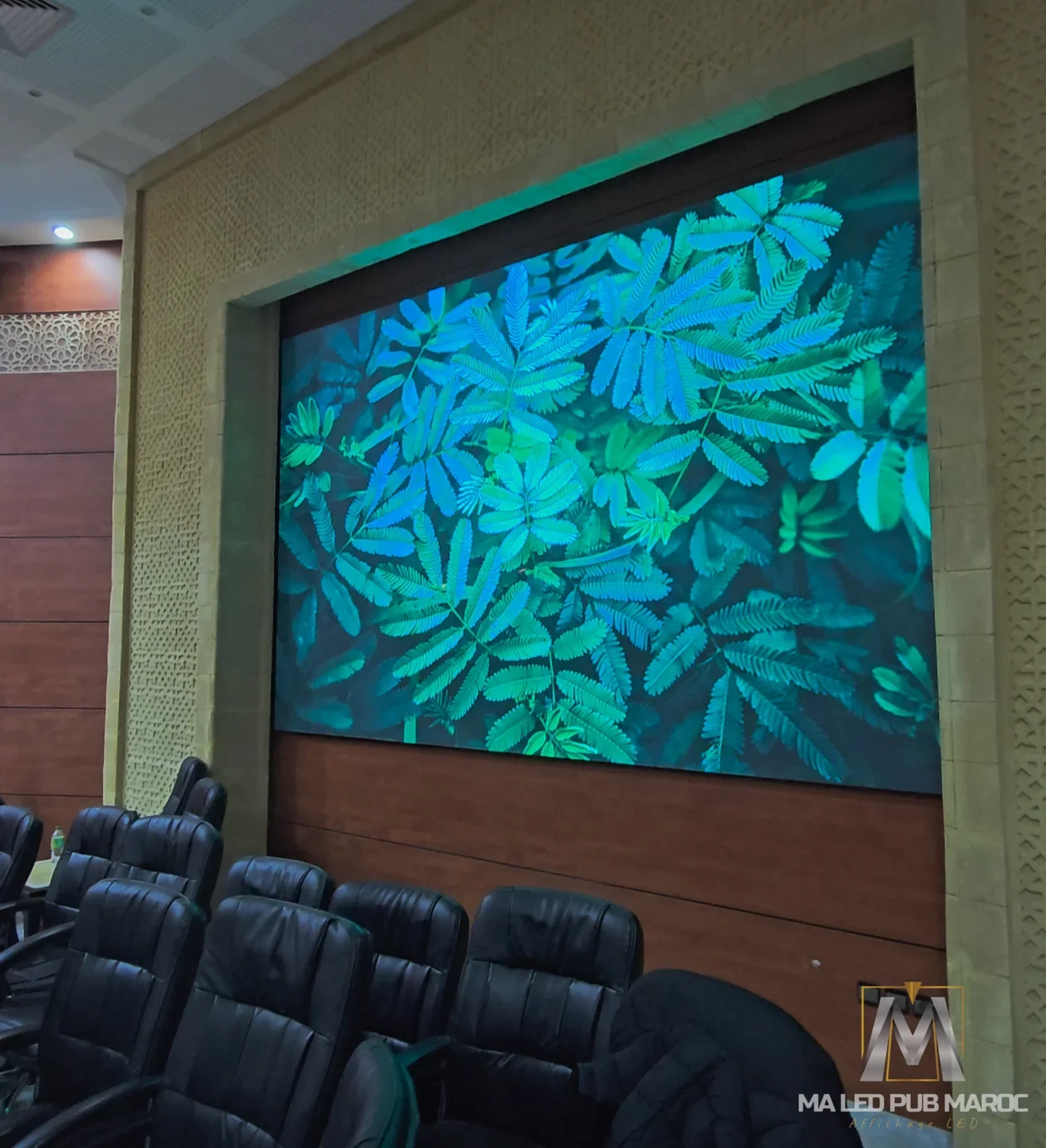 Vue large salle du conseil Province de Sidi Kacem